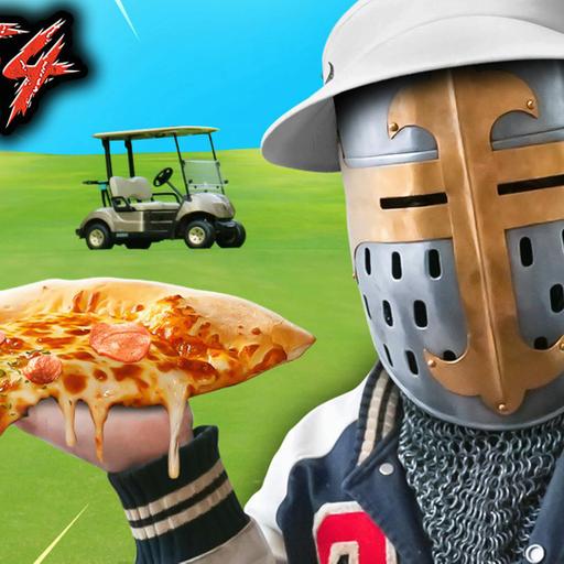 #254 - THE GOONS LOVE TO PUTT AND EAT PIZZA! (we are fat)