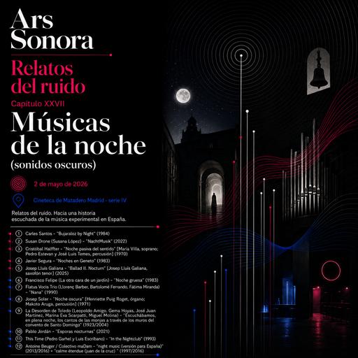 Ars sonora - Relatos del ruido (XXVII): "Músicas de la noche (sonidos oscuros)" - 02/05/26