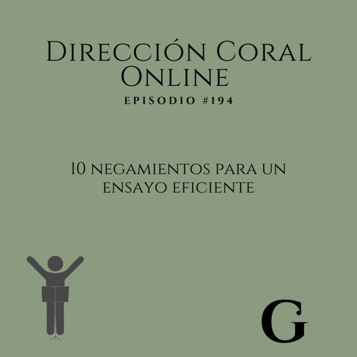 10 negamientos para un ensayo eficiente