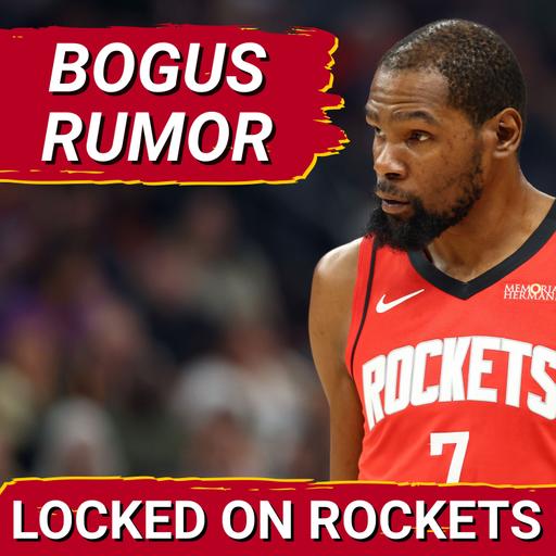 BOGUS Kevin Durant To Detroit Rumors | Why Rockets WILL NOT Trade KD To Pistons
