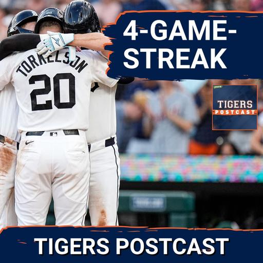 TIGERS POSTCAST: TIGERS STAY HOT! Detroit Tigers BEAT Athletics For 4th-Win-In-A-Row