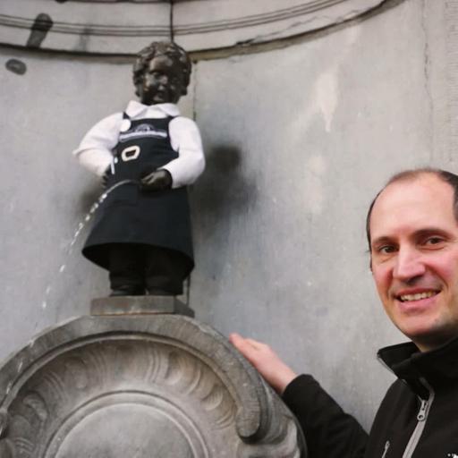 Ankleider für das Manneken Pis