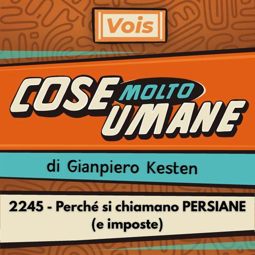 2245 - Perché si chiamano PERSIANE (e imposte)