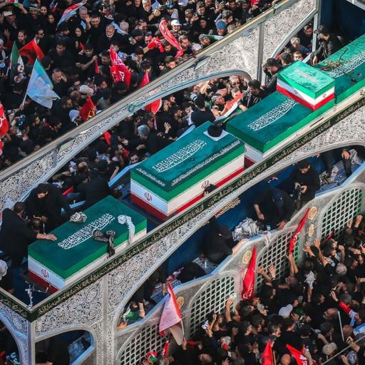 US and Iran trade blows as Khamenei is buried