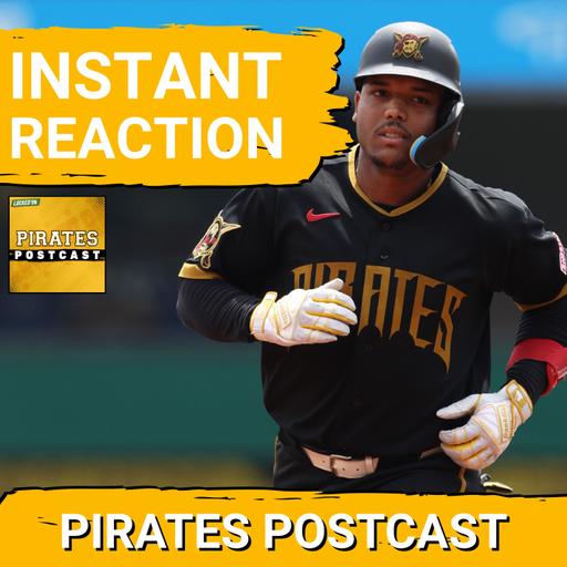 PIRATES POSTCAST: Esmerlyn Valdez HOMERS 3 TIMES and Drives in 8 Runs as Pirates Sweep the Doubleheader