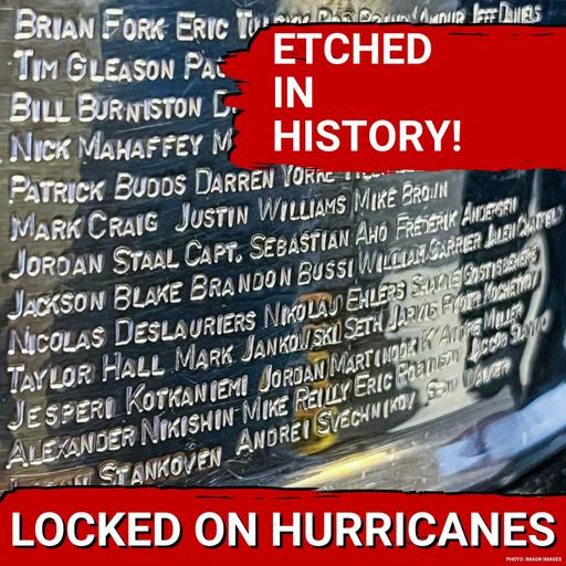 ETCHED IN HISTORY! Carolina Hurricanes' 2026 Stanley Cup Champs are Officially on the Stanley Cup