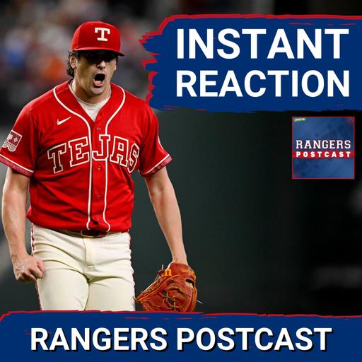 RANGERS POSTCAST: The 1st place Rangers BLASTED the Astros in the opener of weekend showdown.