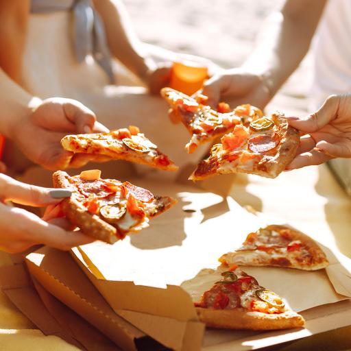 Von Pizza und Leichtigkeit