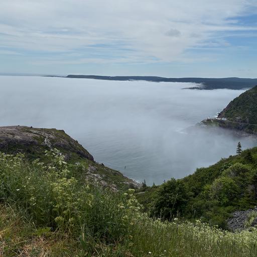 Foghorn, wind, tourists atop Signal Hill, St. John’s, Newfoundland, Canada in Summer 2026 – by Laura Nerenberg