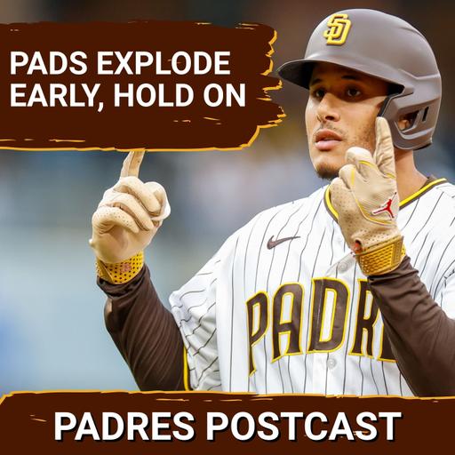 PADRES POSTCAST: Padres Answer Every Punch in Wild 8-7 Win | Ty France Hits GW HR, Series Tied 1-1