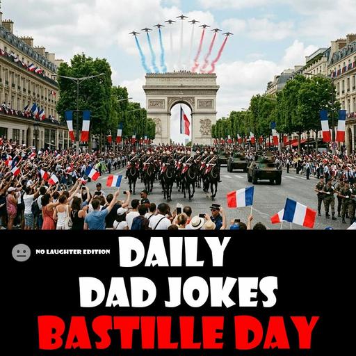 [No Laughter Version] Bastille Day! 18 dad jokes to revolt over! 14 July 2026
