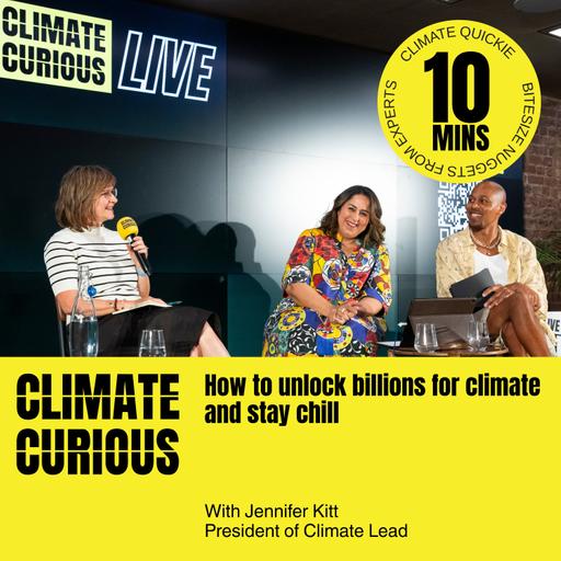 How to unlock billions for climate and stay chill, with Jennifer Kitt