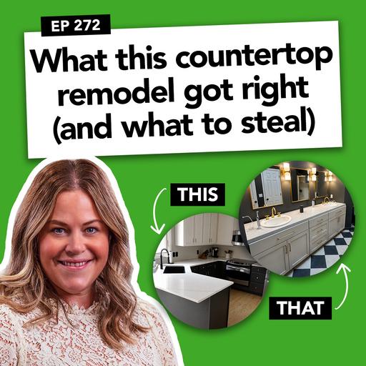 What this countertop remodel got right (and what to steal)