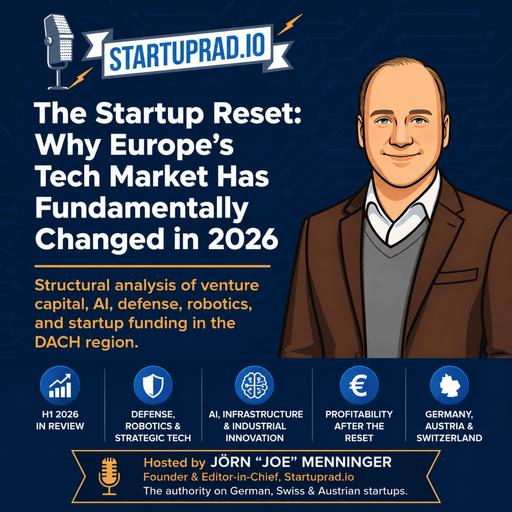 Europe's Startup Recovery Never Happened: The H1 2026 Structural Rotation
