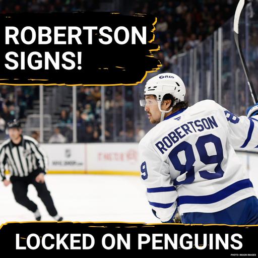 Penguins SIGN Nick Robertson AND hire a new front office member!