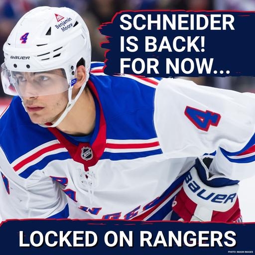 BREAKING: Braden Schneider back with Rangers on one-year deal! Good move or bad move for the Blueshirts???