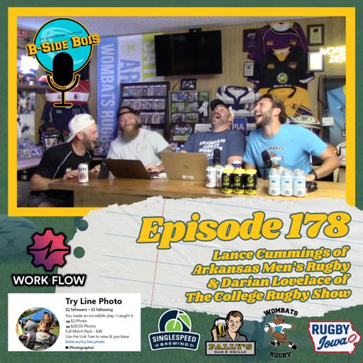 7/22/26 B-Side Bois w/ Lance Cummings (Arkansas Rugby) & Darian Lovelace (The College Rugby Show)