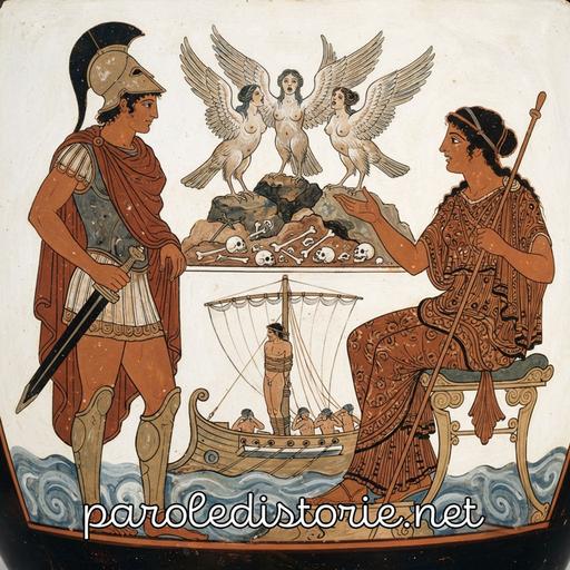 Odisseo e i presagi della maga Circe: le sirene e i mostri Scilla e Cariddi. Mitologia