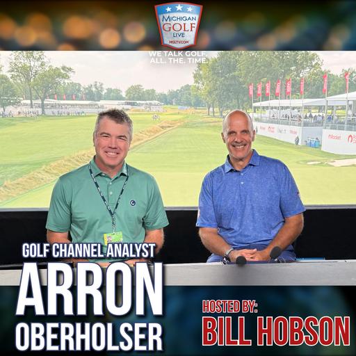 In The Golf Channel Booth With Arron Oberholser