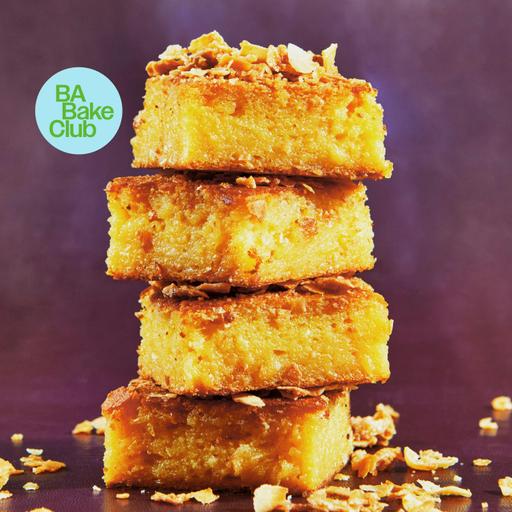 BA Bake Club: Sweet Corn Butter Mochi With Coconut Crunch