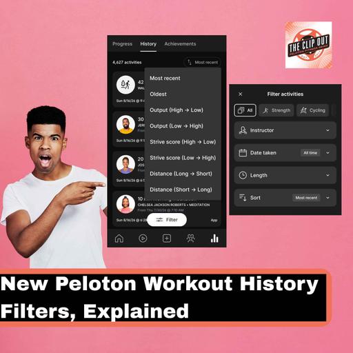 New Peloton Workout History Filters, Explained