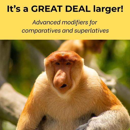 Advanced modifiers for comparatives and superlatives - AIRC635