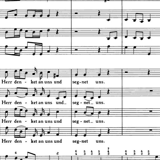 145: Der Herr denket an uns, BWV 196