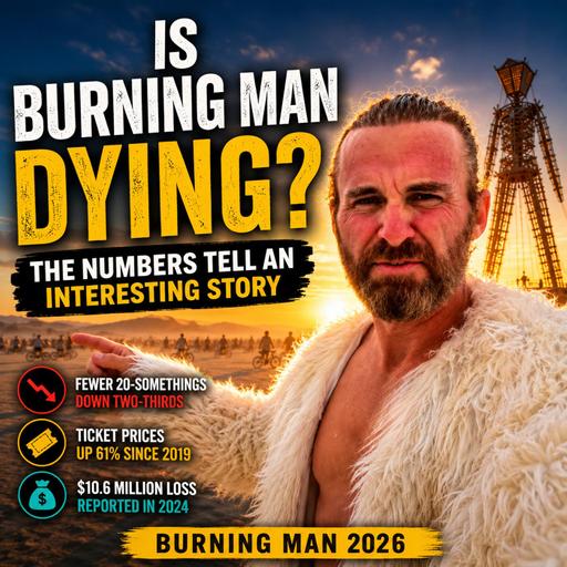 Burning Man Is Getting Older, More Expensive… and Losing Money