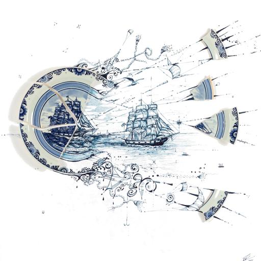 Episode 390: a broken plate catapults a career: Nyack, NY-based artist Rob Strati