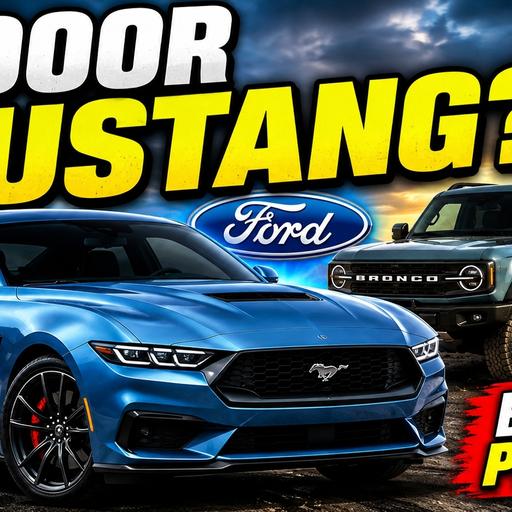 Ford’s BIG Plans: 4-Door Mustang + Bronco Pickup! | Corvette Grand Sport X & More
