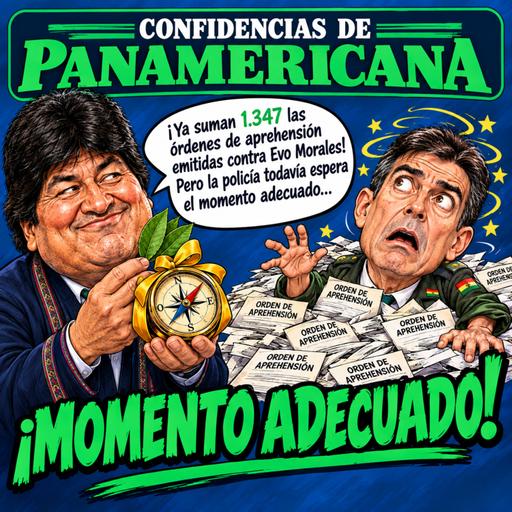 Confidencias de Panamericana | 05 de septiembre de 2026 | ¡1,347 órdenes de aprehensión contra Evo y la brújula del Presidente!
