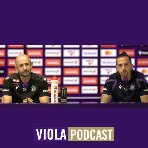 Vor Austria Wien - SC Austria Lustenau: PK mit Stephan Helm und Johannes Handl (09/2026)