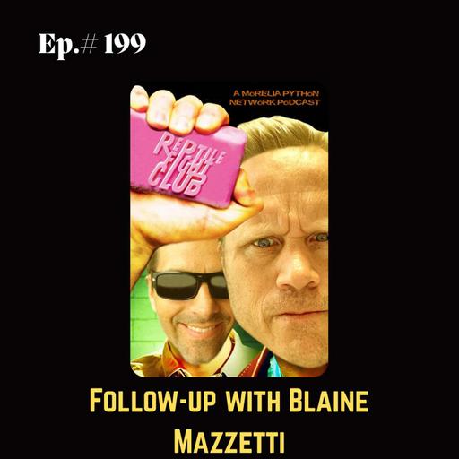 Follow-up with Blaine Mazzetti