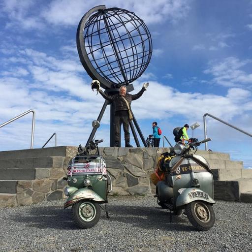 Mit der Vespa ans Nordkap