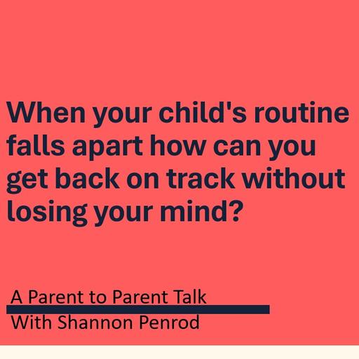 Autism Live: Getting back on track when your child's routine falls apart
