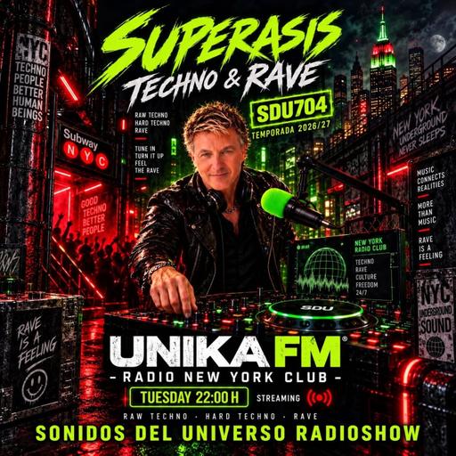 SDU704 SUPERASIS RADIOSHOW- TECHNO & RAVE