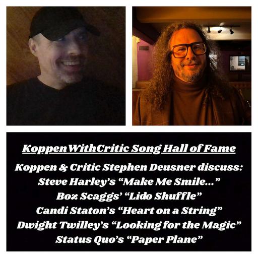 KoppenWithCritic Stephen Deusner (Song Hall of Fame)
