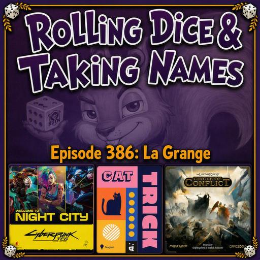 Episode 386: Lord of the Rings Circle of Conflict, Cyberpunk 2077 TCG, Cat Trick
