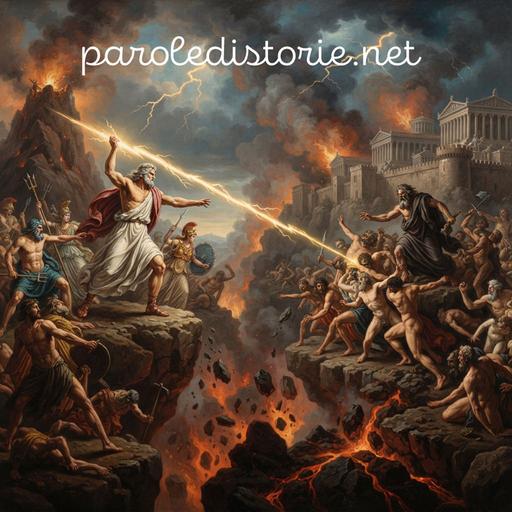 Titanomachia, la guerra tra Titani. Mitologia
