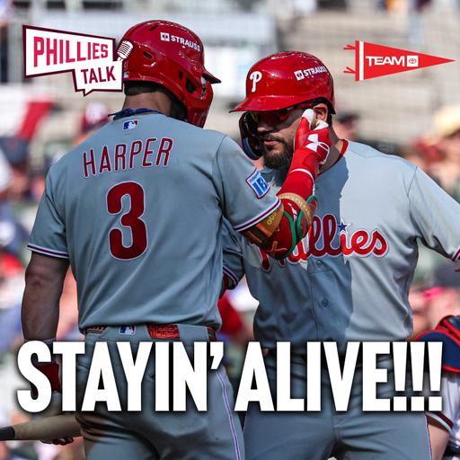WHAT. A. WIN. Phillies force decisive game three after CRAZY win in game two
