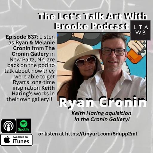 Ryan and Melanie Cronin talk Keith Haring with me!