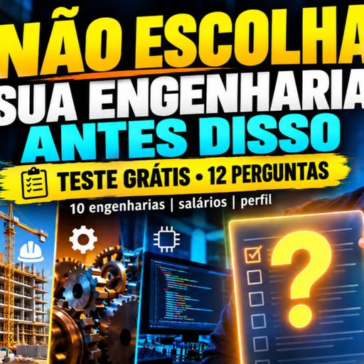 Qual Engenharia Escolher em 2027? Faça o Teste Grátis