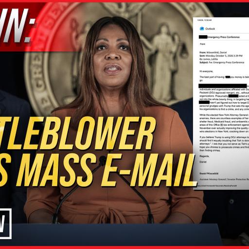 JUST IN: Whistleblower Sends Mass E-mail Exposing Alleged Letitia James Corruption