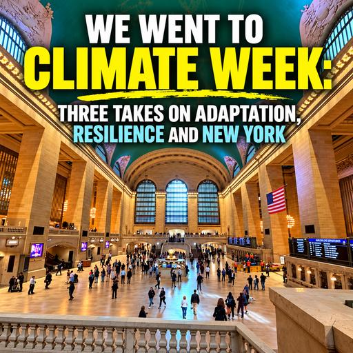We Went to Climate Week: Three Takes on Adaptation, Resilience and New York