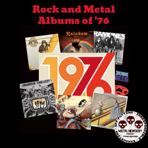 #372 1976: Year in Metal (50 Years Later) — AC/DC, Rush, KISS, Judas Priest & More