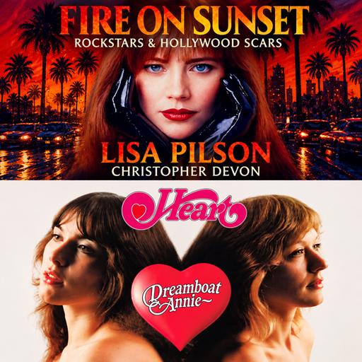 Episode 586-🔥 Lisa Janine Burney-Pilson: Fire on Sunset: Rock Stars & Hollywood Scars+ Heart’s-Dreamboat Annie