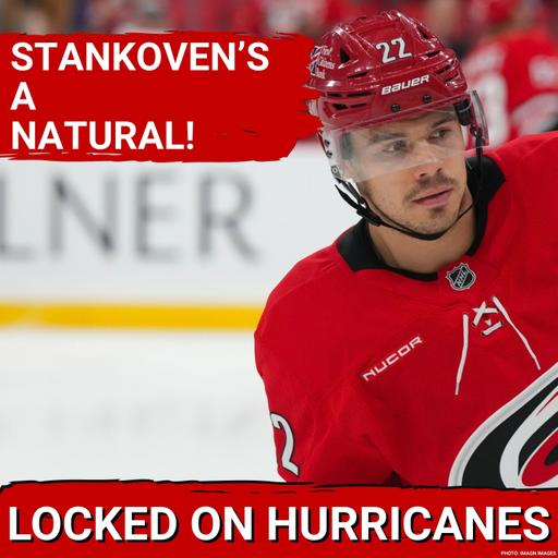 HE'S A NATURAL! Logan Stankoven's Natural Hat Trick Helps the Carolina Hurricanes Win 7-2 on Thursday Night