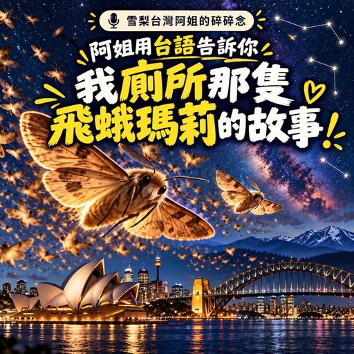 #806 澳洲飛蛾大遷徙你不要殺他呀/阿姐廁所的那一隻落單的瑪麗還在那裡