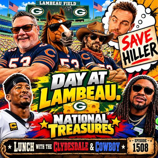 Lunch with the Clydesdale & Cowboy - Save Hiller!!! and My Trip to Lambeau!