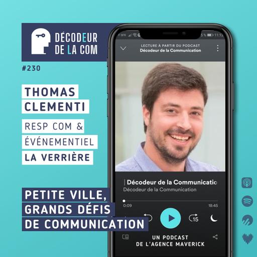 Petite ville, grands défis de communication | Thomas Clementi, resp com et événementiel, La Verrière | Ep 230